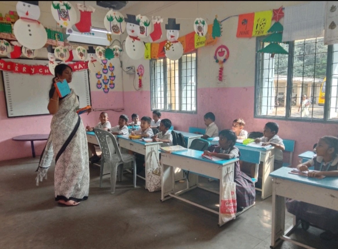 Primary classroom learning session